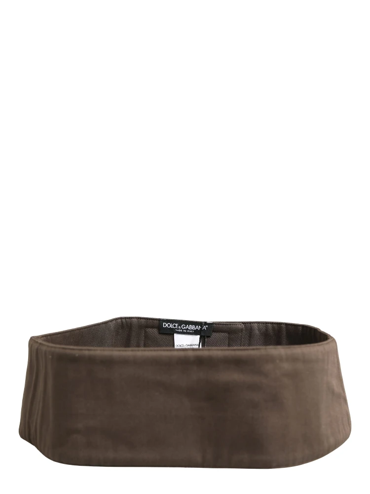 Brown Viscose Wide Belt Waist Cummerband Men