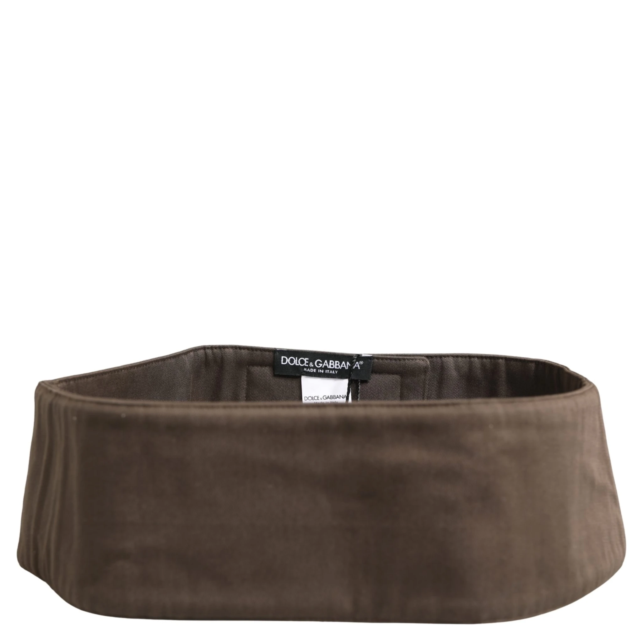 Brown Viscose Wide Belt Waist Cummerband Men
