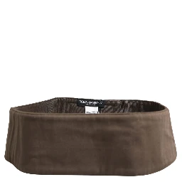 Brown Viscose Wide Belt Waist Cummerband Men