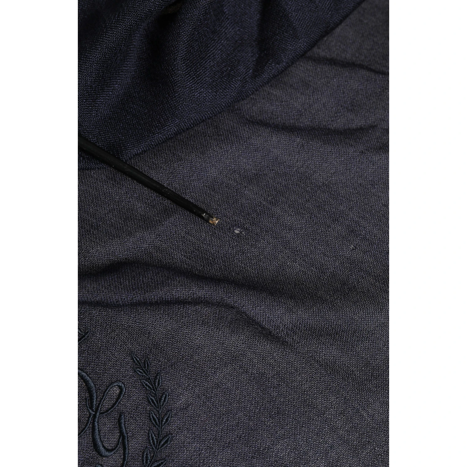 Blue Cashmere Fringes Wrap Foulard 70cm x 200cm  Scarf Men