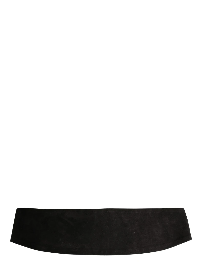 Black Velvet Wide Belt Waist  Cummerband Men