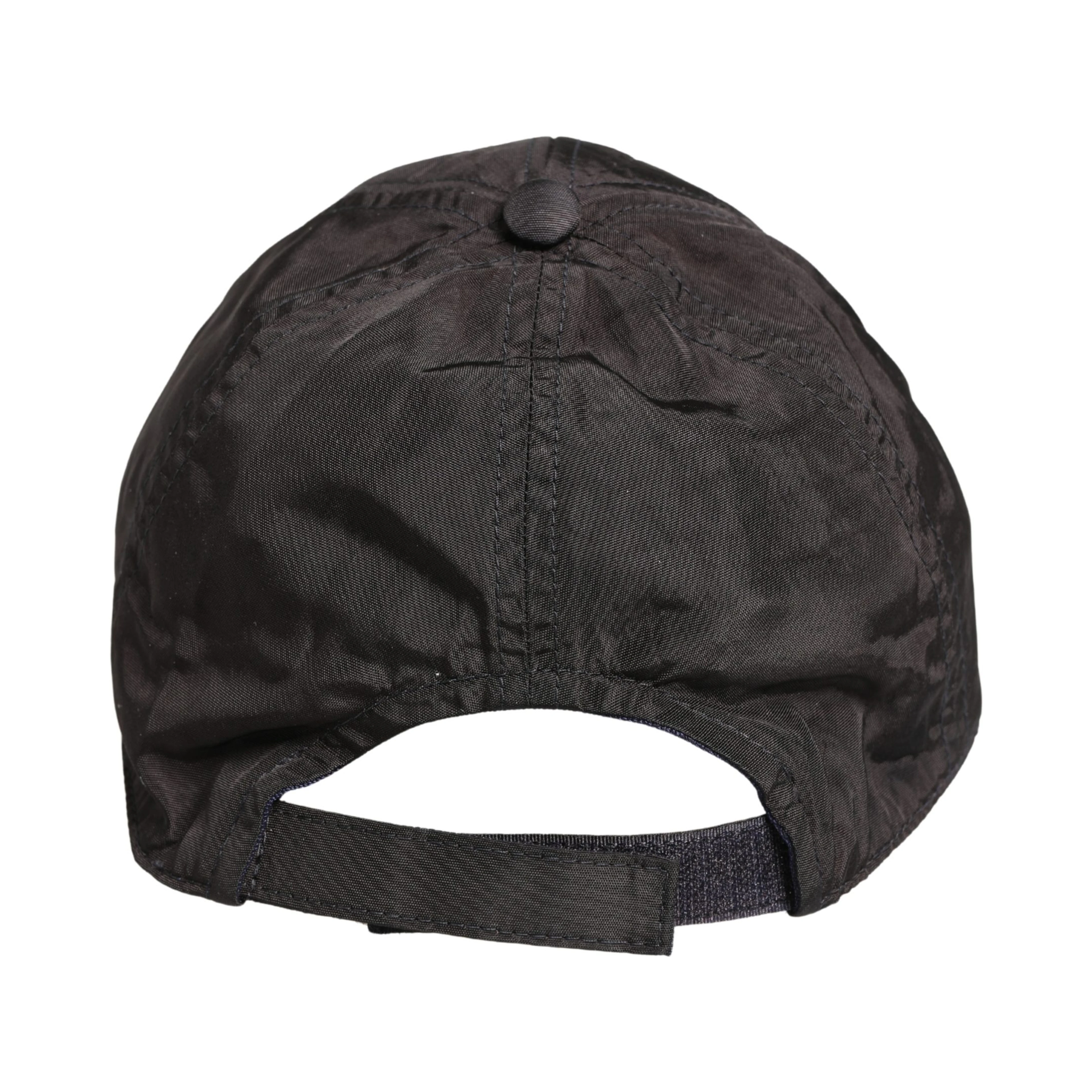 Men Black Cotton 6 Panels Baseball Cap Hat
