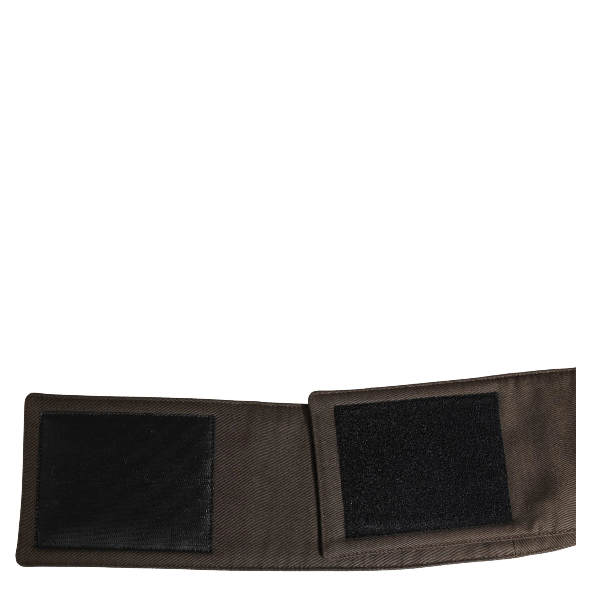 Brown Viscose Wide Belt Waist Cummerband Men