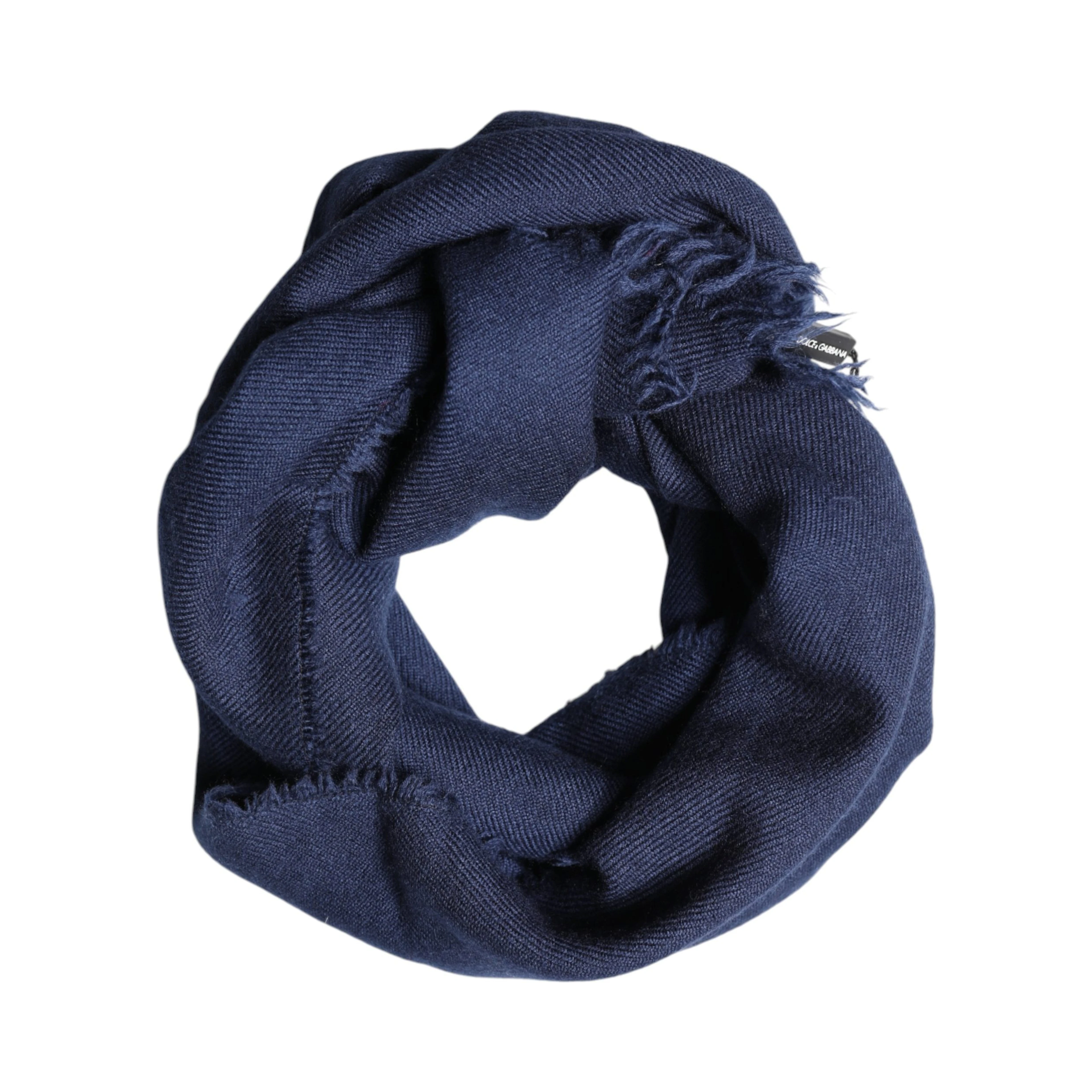 Blue Cashmere Fringes Wrap Foulard 70cm x 200cm  Scarf Men