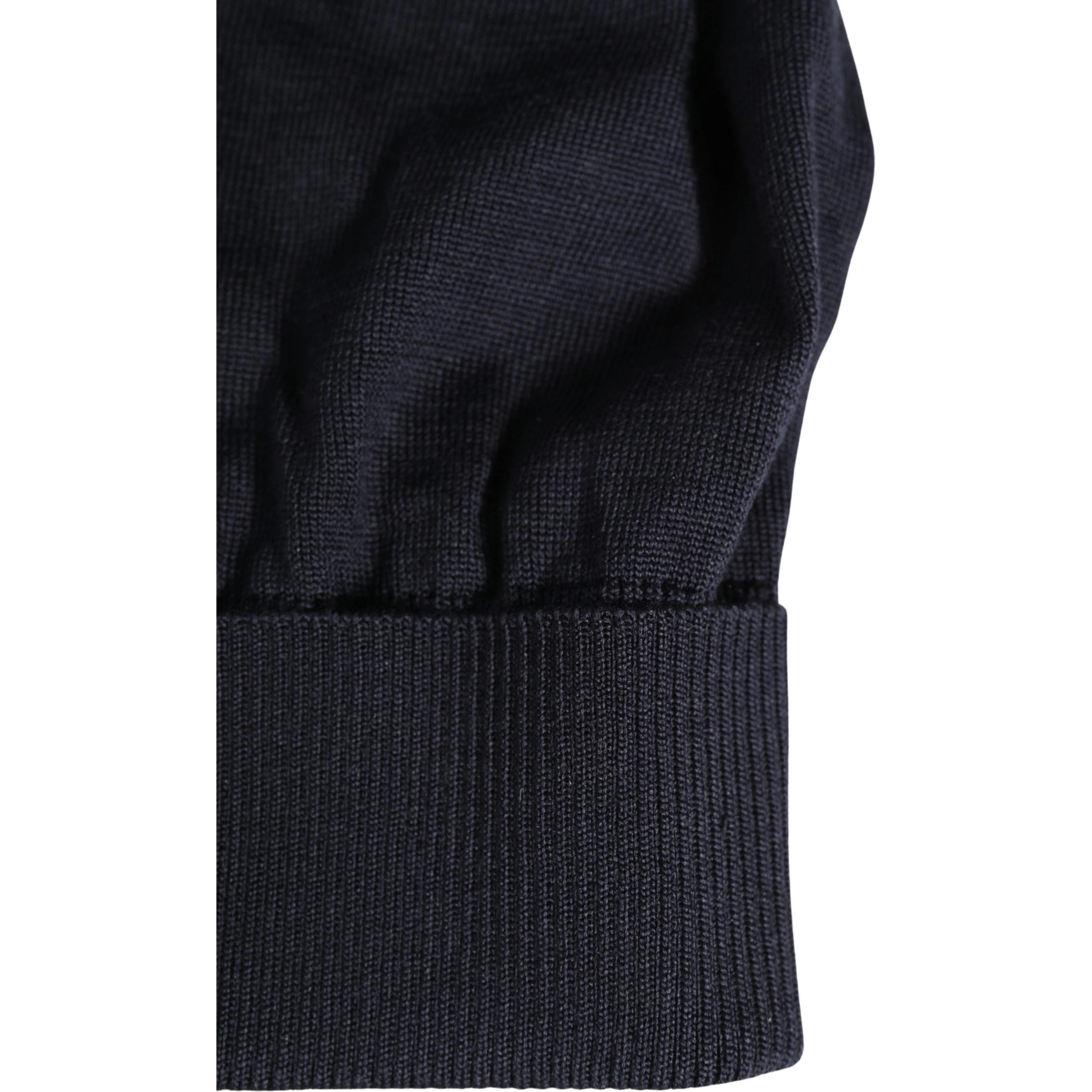 Black Solid Wool Knitted Winter Beanie Cap Hat