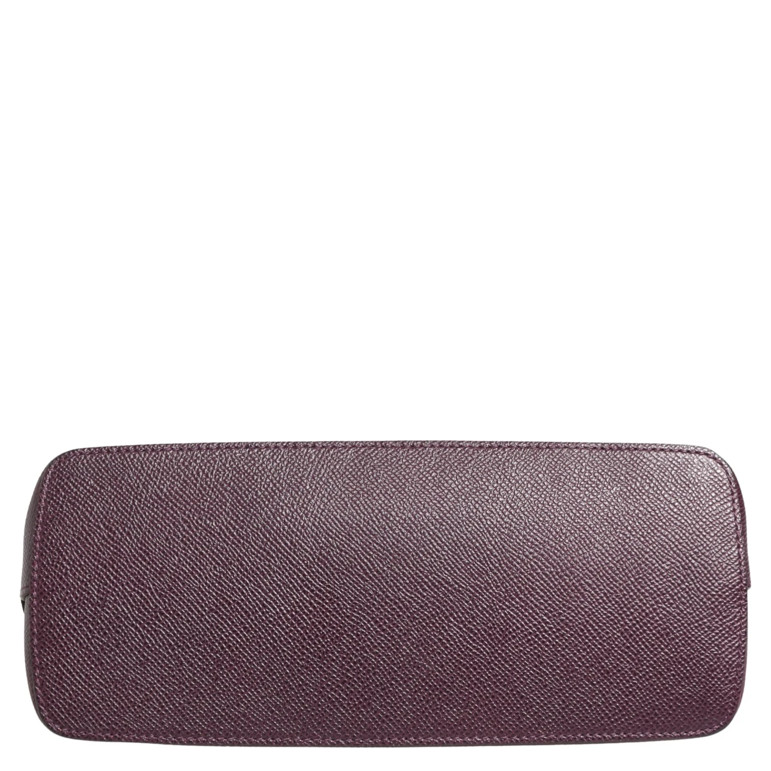 Dark Purple Leather DG Logo Zip Around Hand Purse Wallet