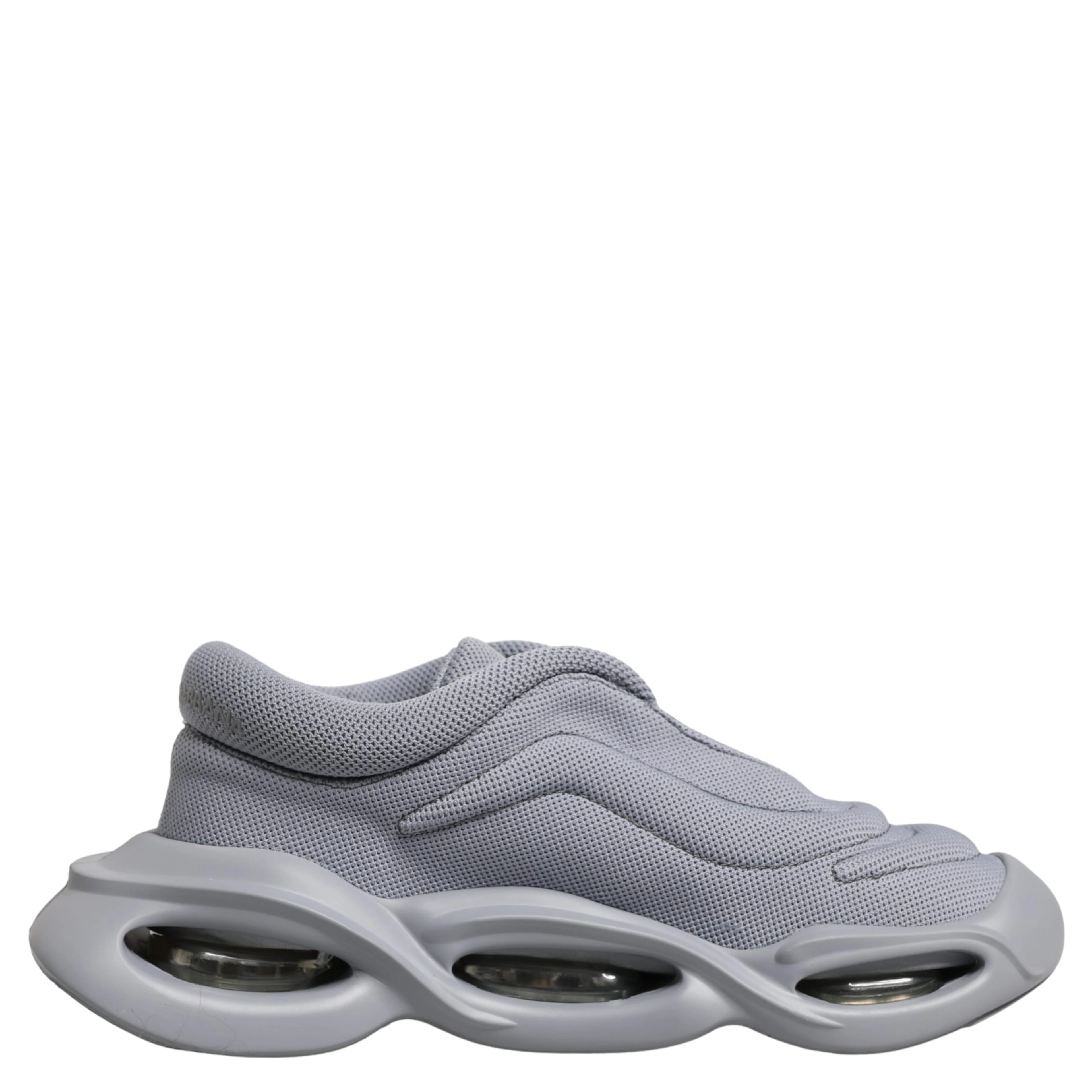 Gray Slip On Wave Low Top Sneakers