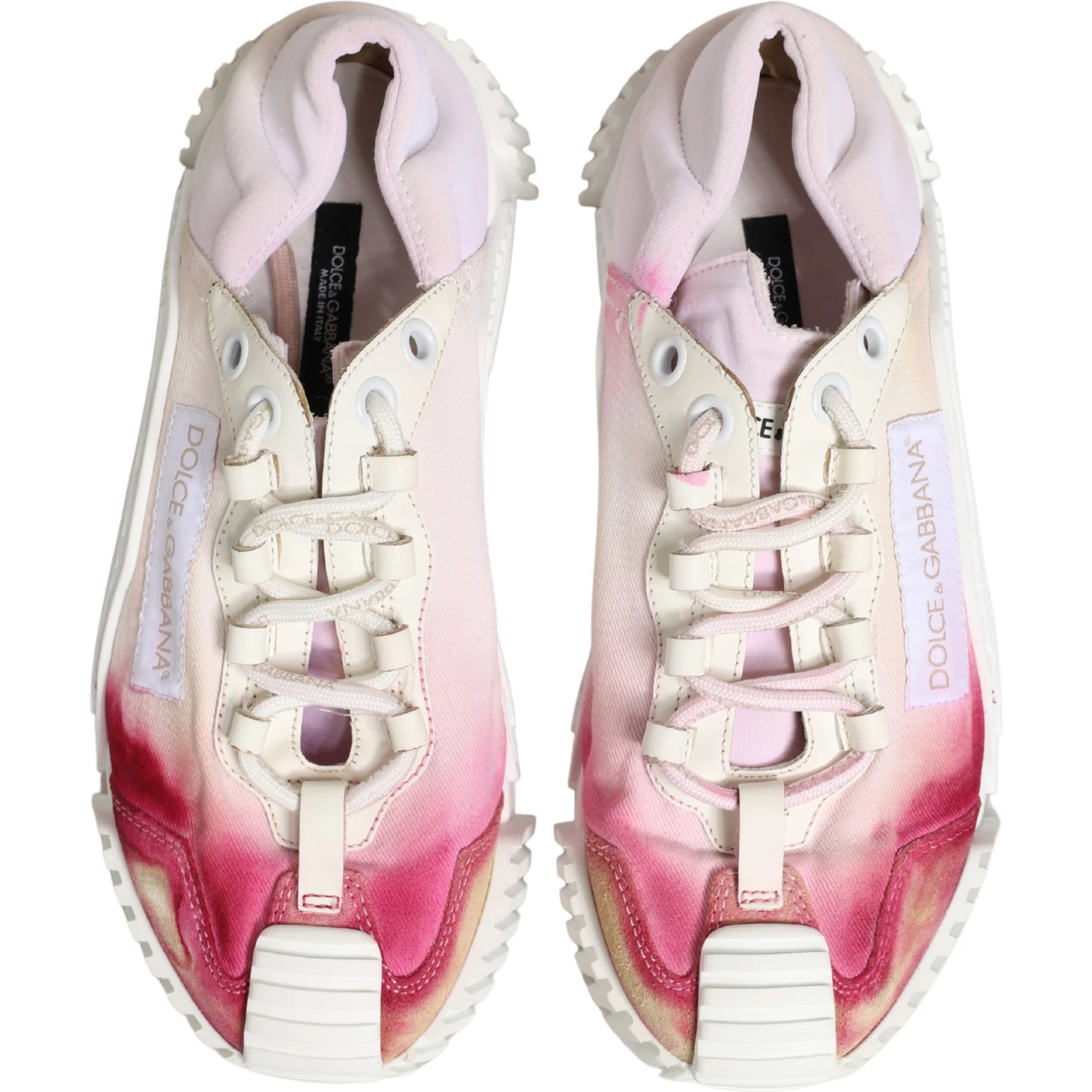 White NS1 Lace Up Low Top Sneakers Shoes