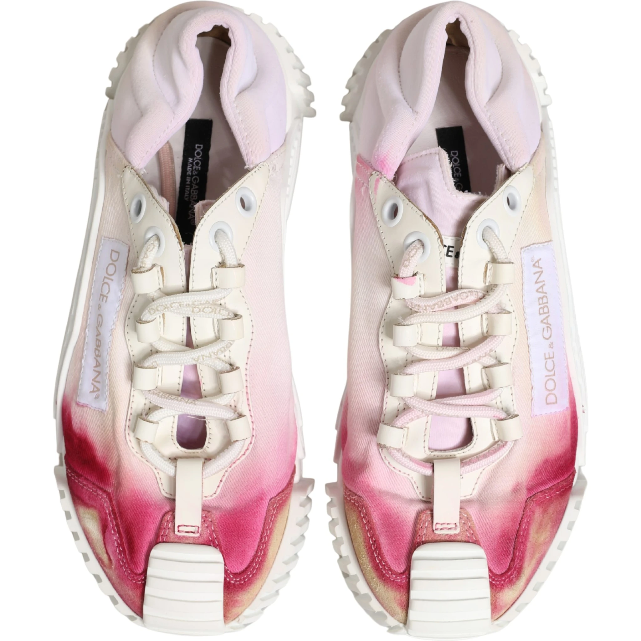 White NS1 Lace Up Low Top Sneakers Shoes