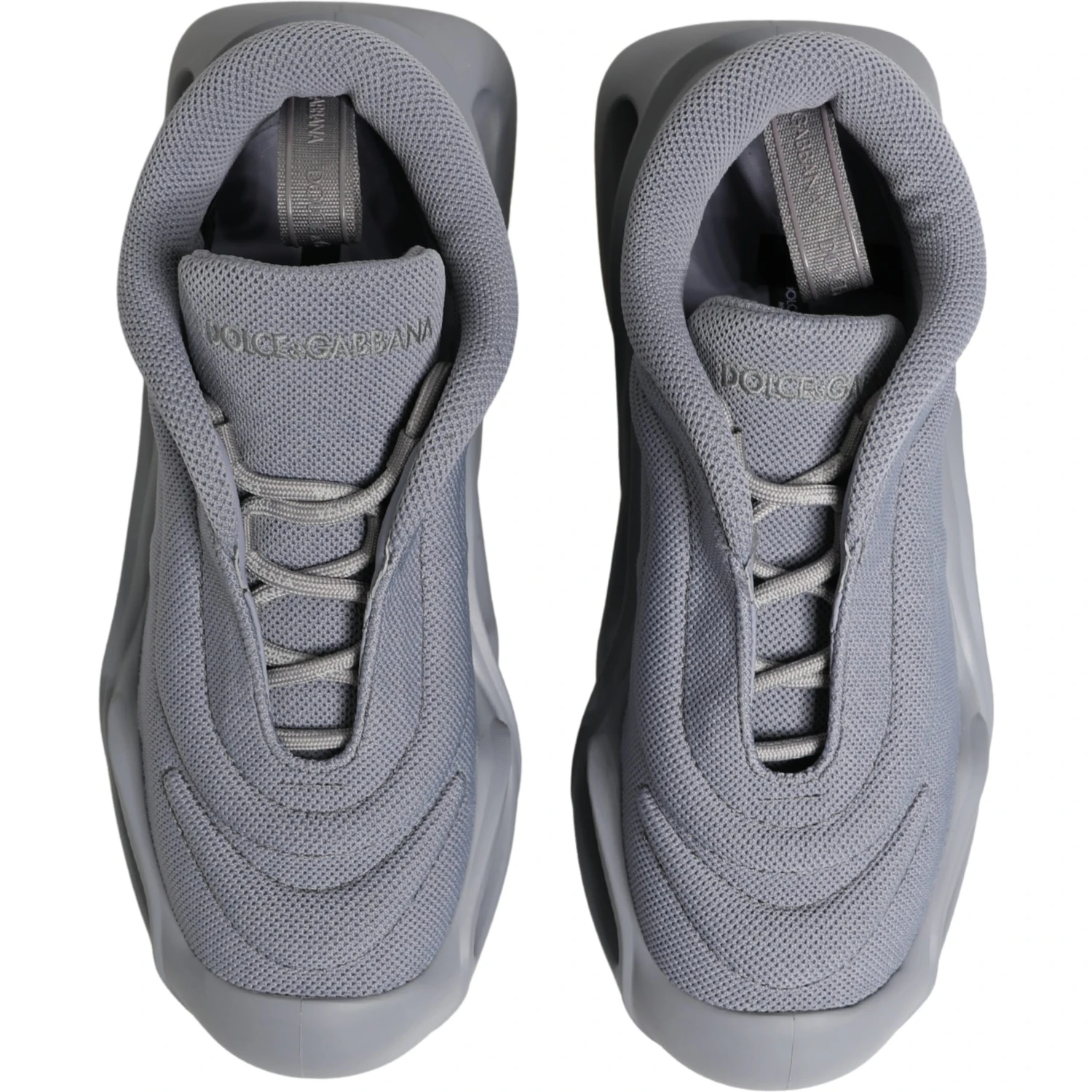 Gray Slip On Wave Low Top Sneakers
