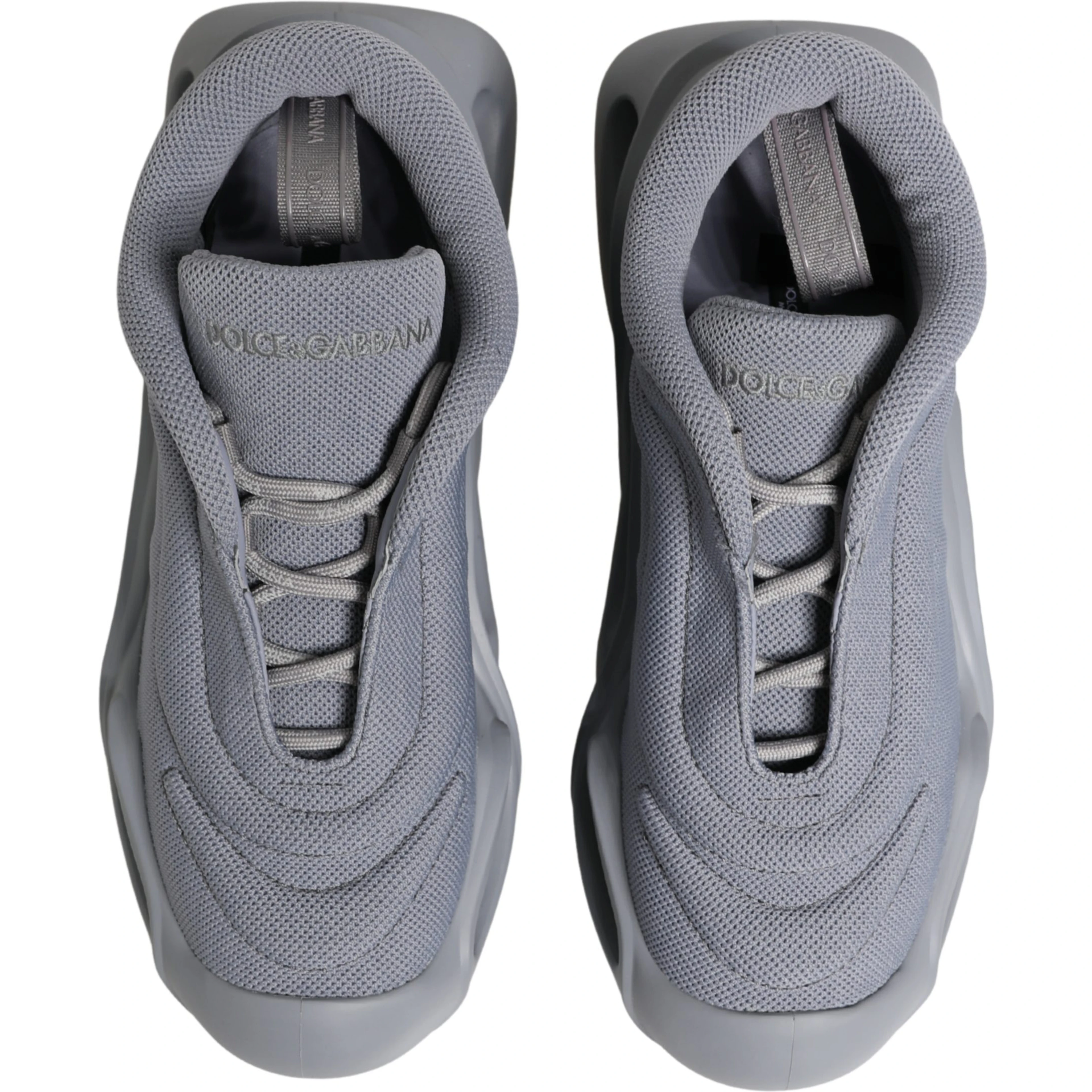 Gray Slip On Wave Low Top Sneakers