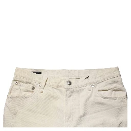 Mid Waisted Bootcut Tattered Denim Trouser Jeans