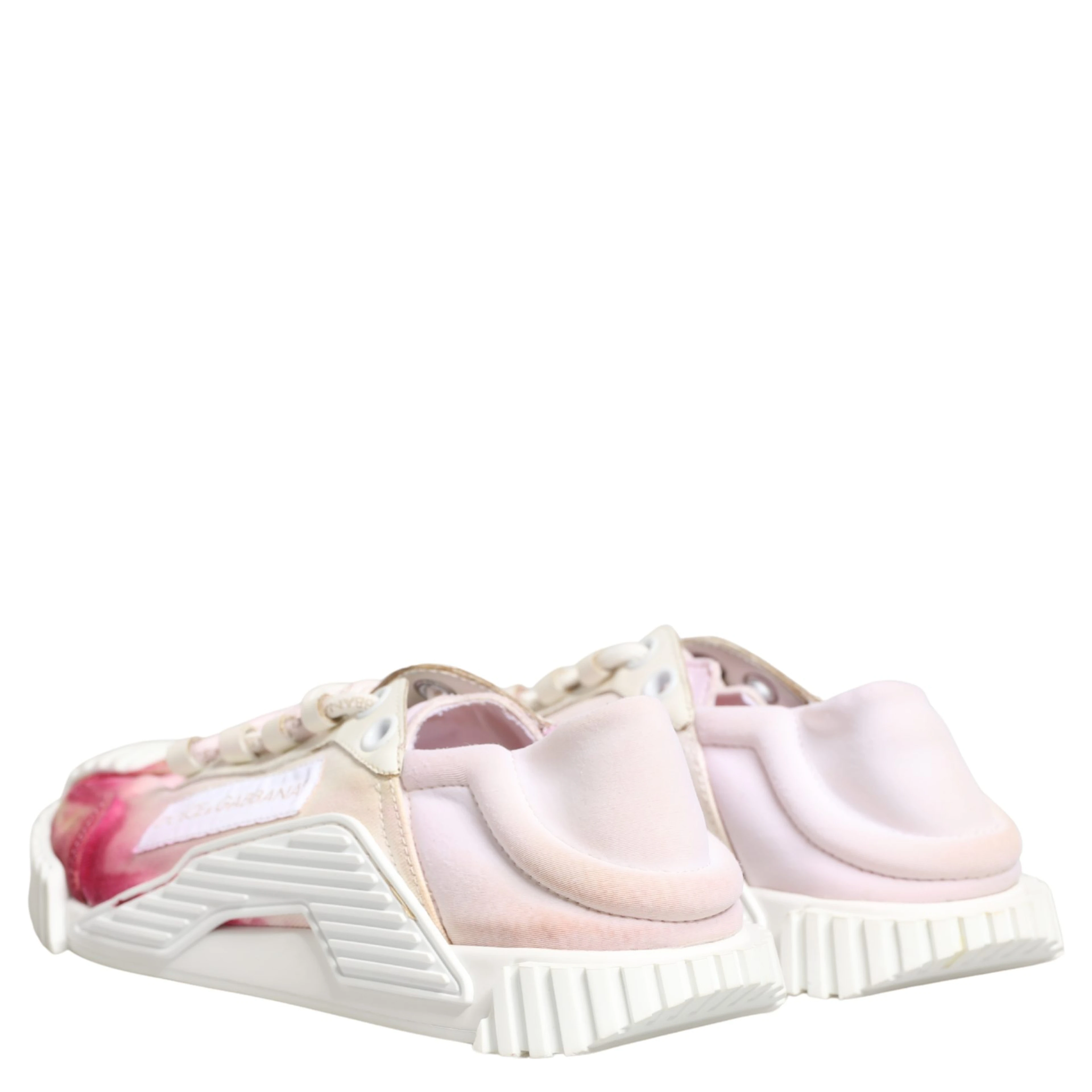 White NS1 Lace Up Low Top Sneakers Shoes