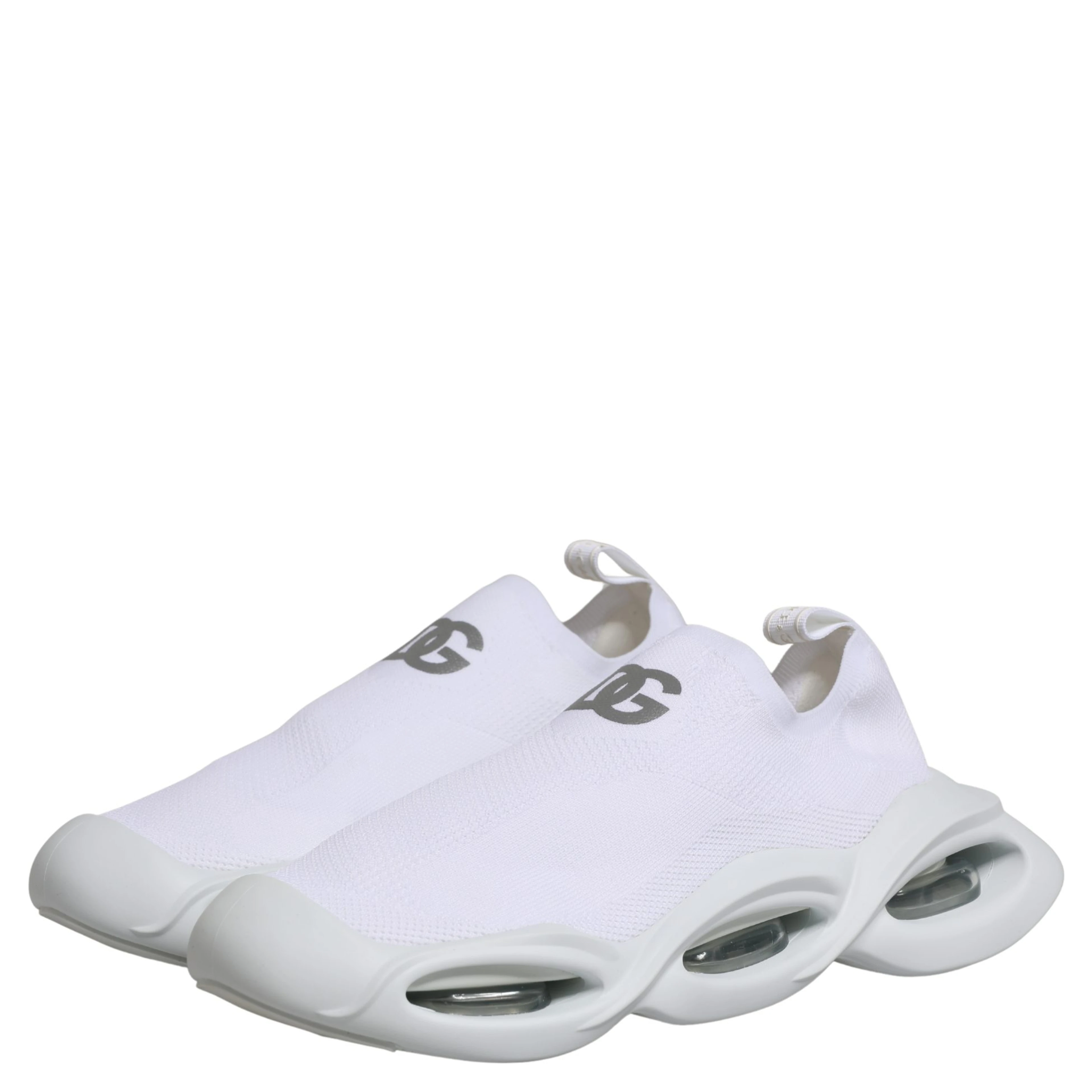White Slip On Wave Low Top Sneakers Shoes