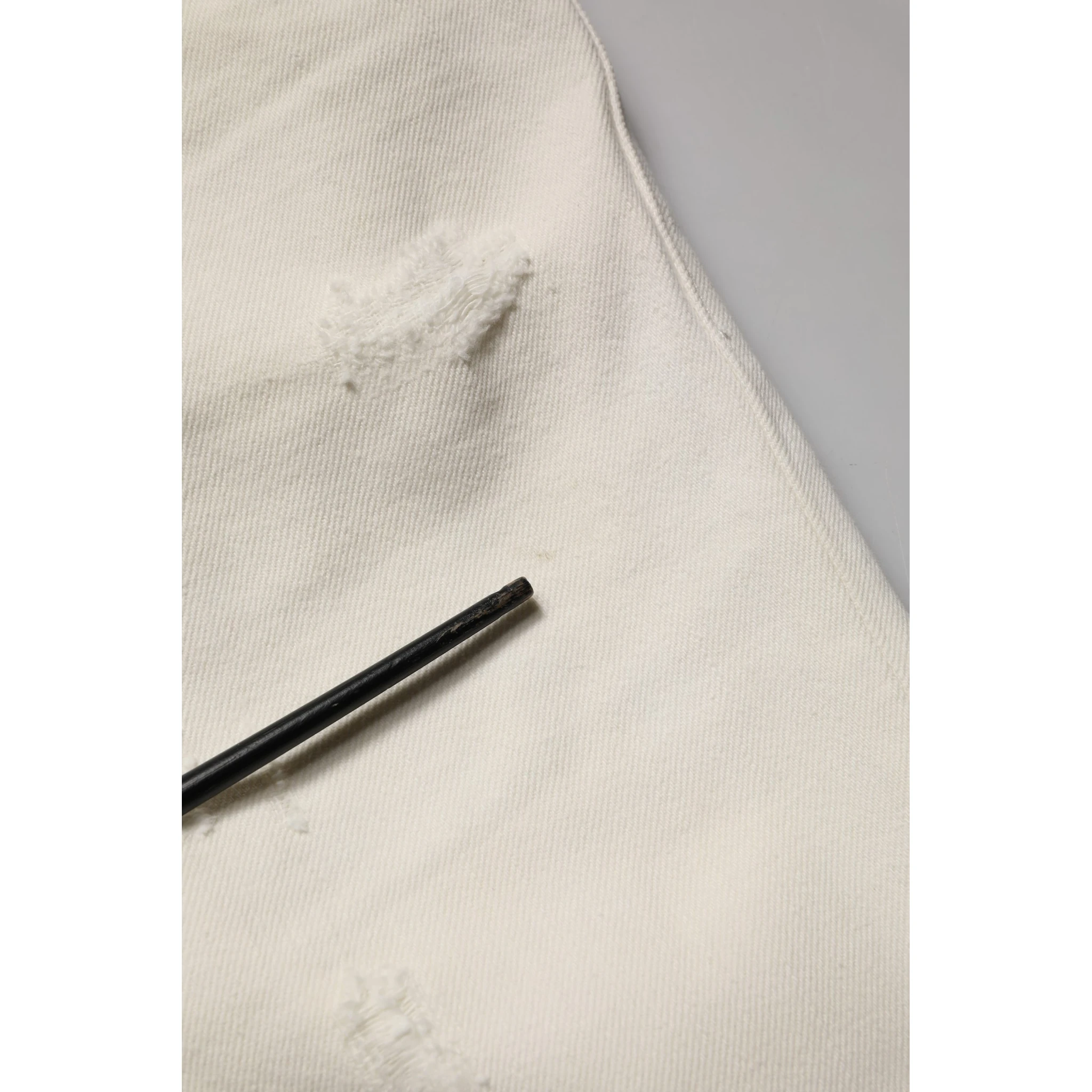 Mid Waisted Bootcut Tattered Denim Trouser Jeans