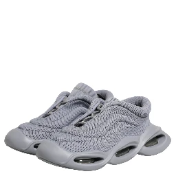 Gray Slip On Wave Low Top Sneakers