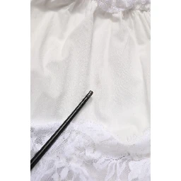 White Cotton Sleeveless Lace Maxi Dress