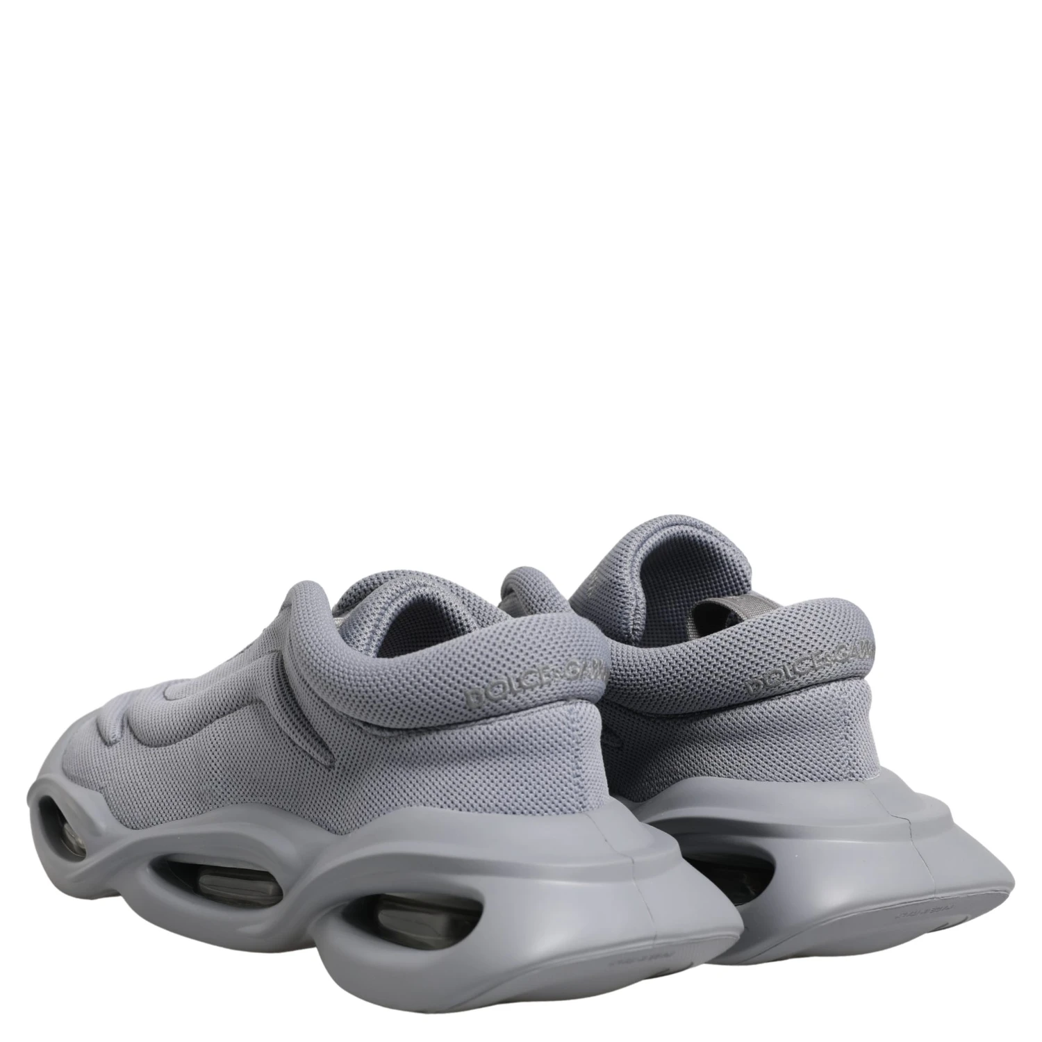 Gray Slip On Wave Low Top Sneakers