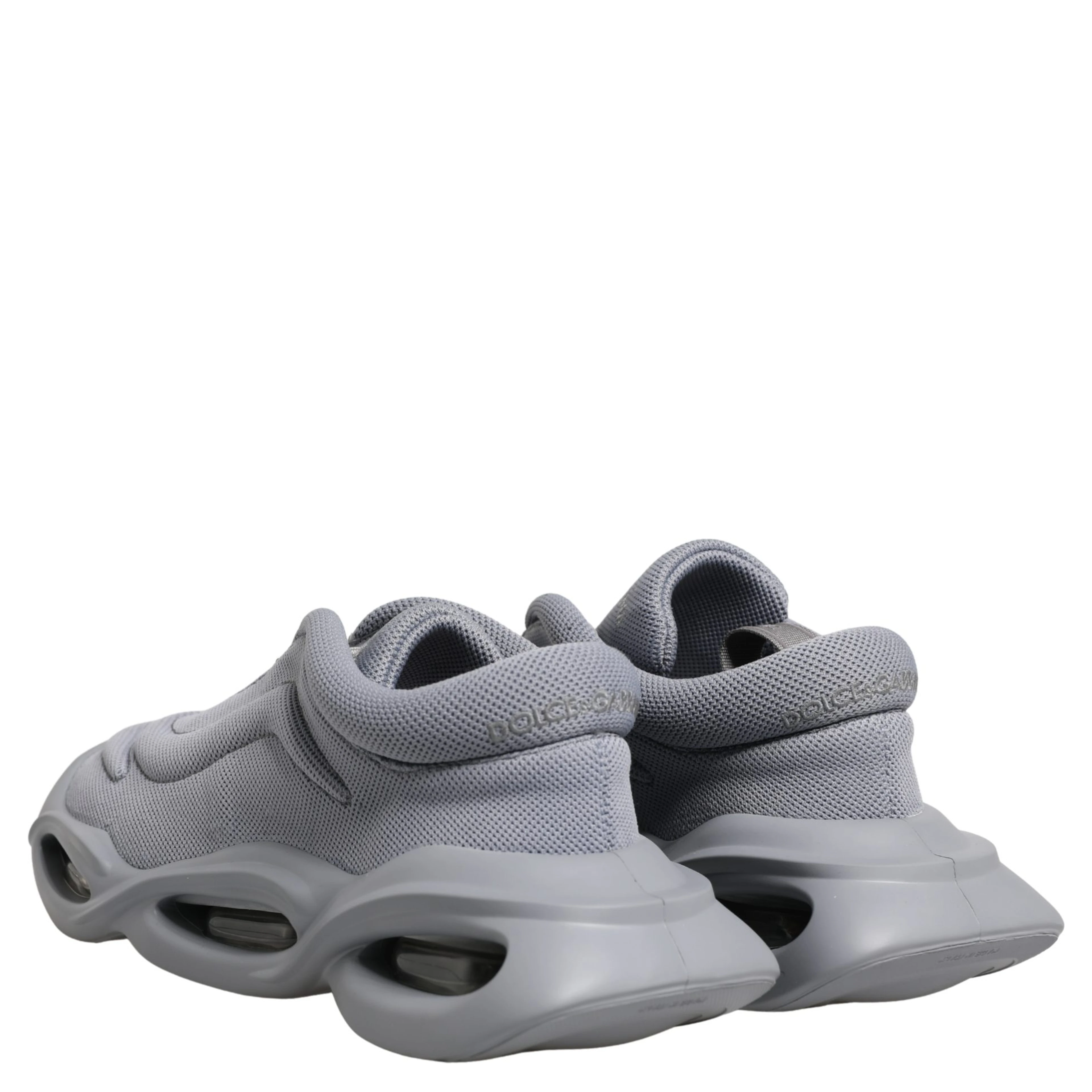 Gray Slip On Wave Low Top Sneakers