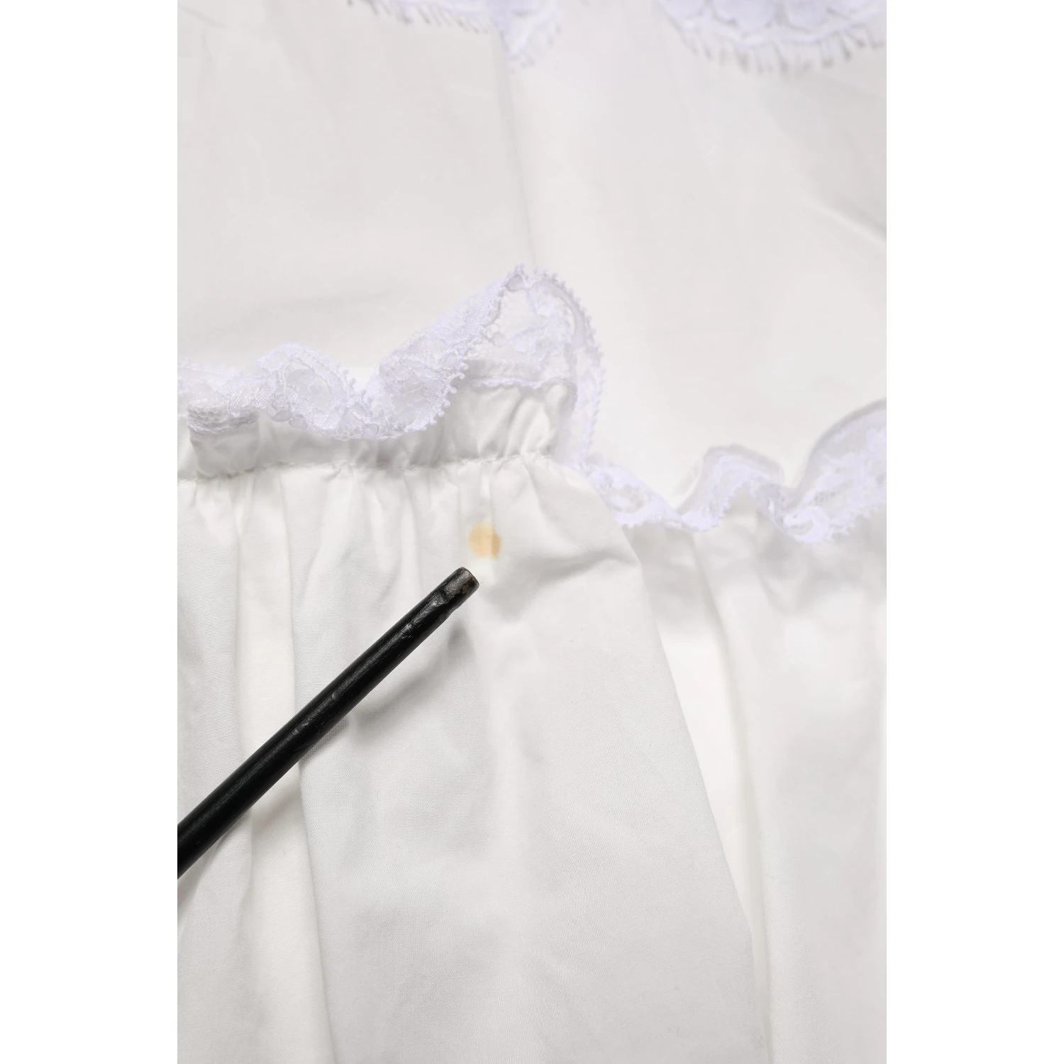 White Cotton Sleeveless Lace Maxi Dress
