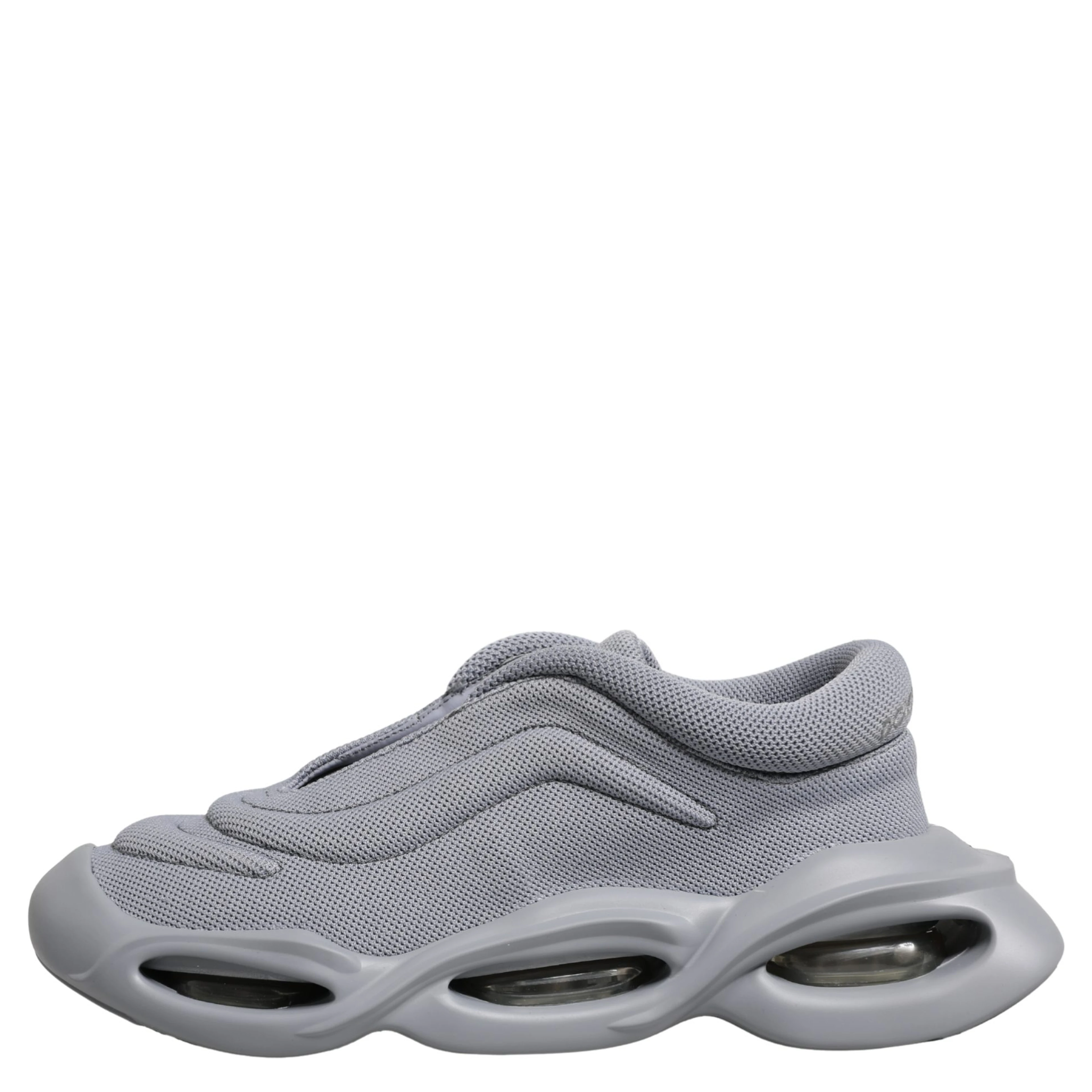 Gray Slip On Wave Low Top Sneakers