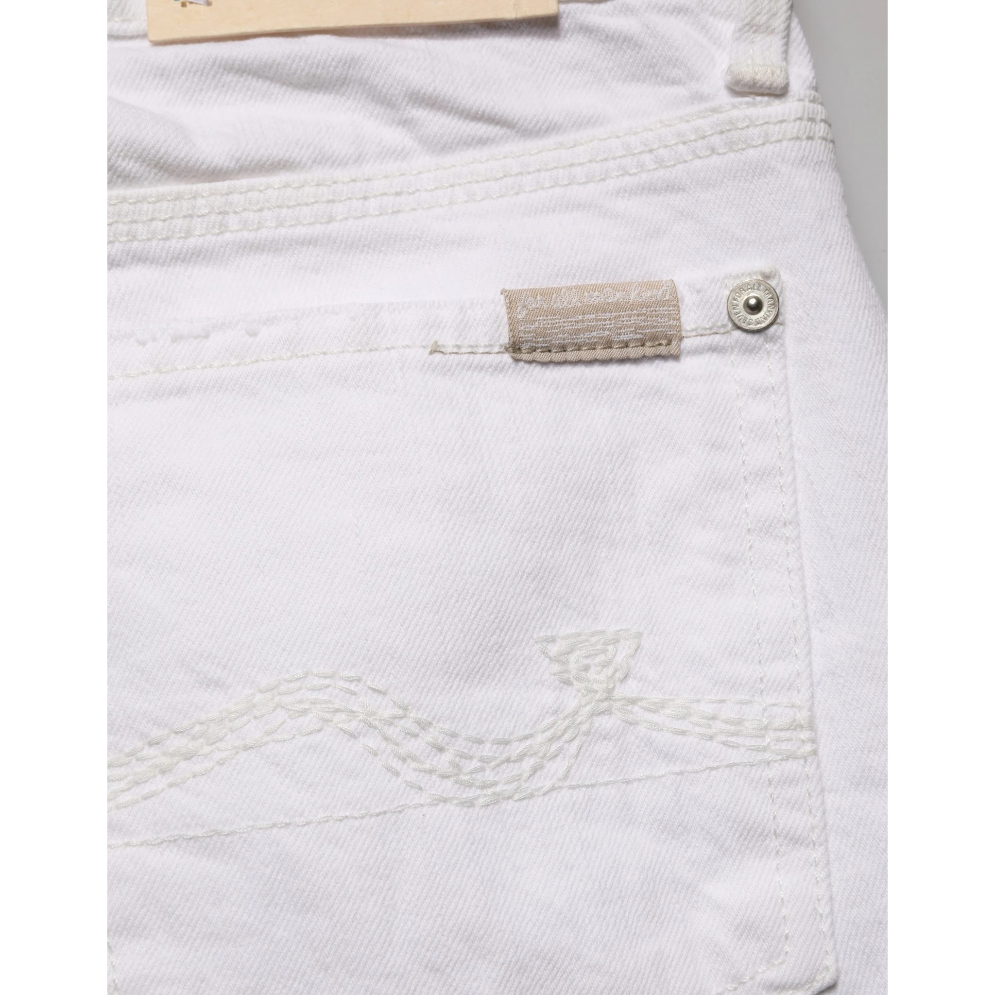White Mid Waisted Skinny Denim Trouser Jeans