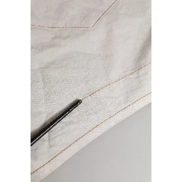 White Cotton Mid Waist Chino Bermuda Shorts