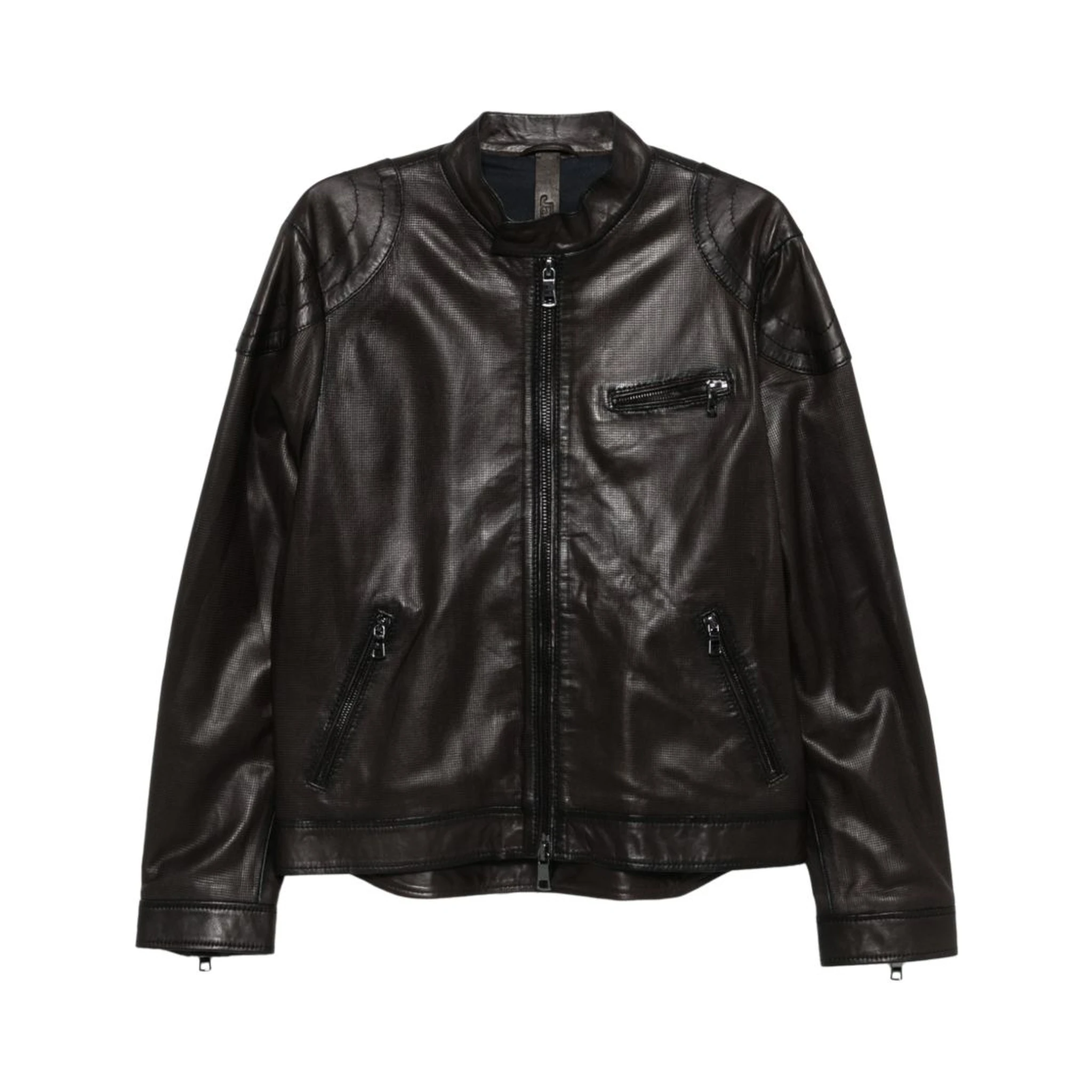 THE JACK AND JACKIE LEATHERS Jackets Brown