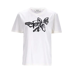 تيشيرتات وبولو من فندي باللون الأبيض