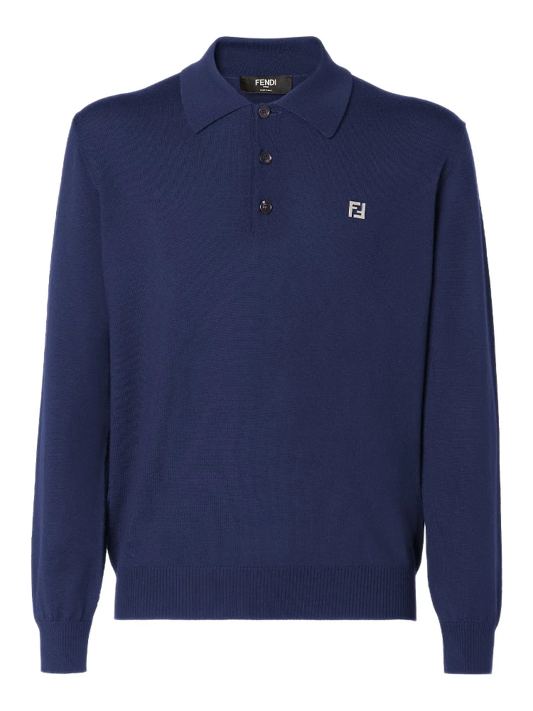 Fendi T-shirts and Polos Blue