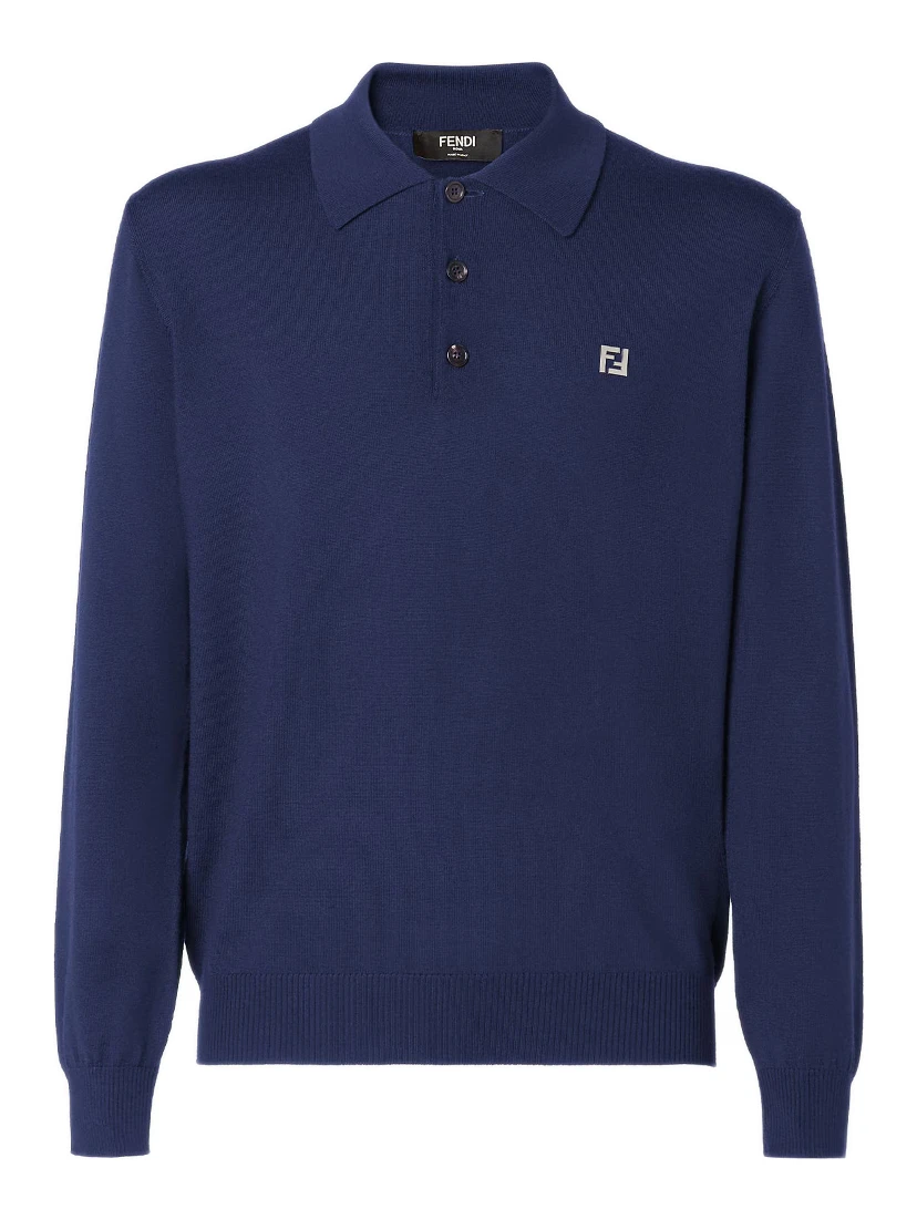 Fendi T-shirts and Polos Blue