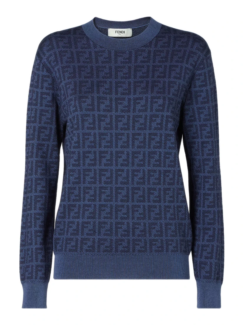 Fendi Sweaters Blue