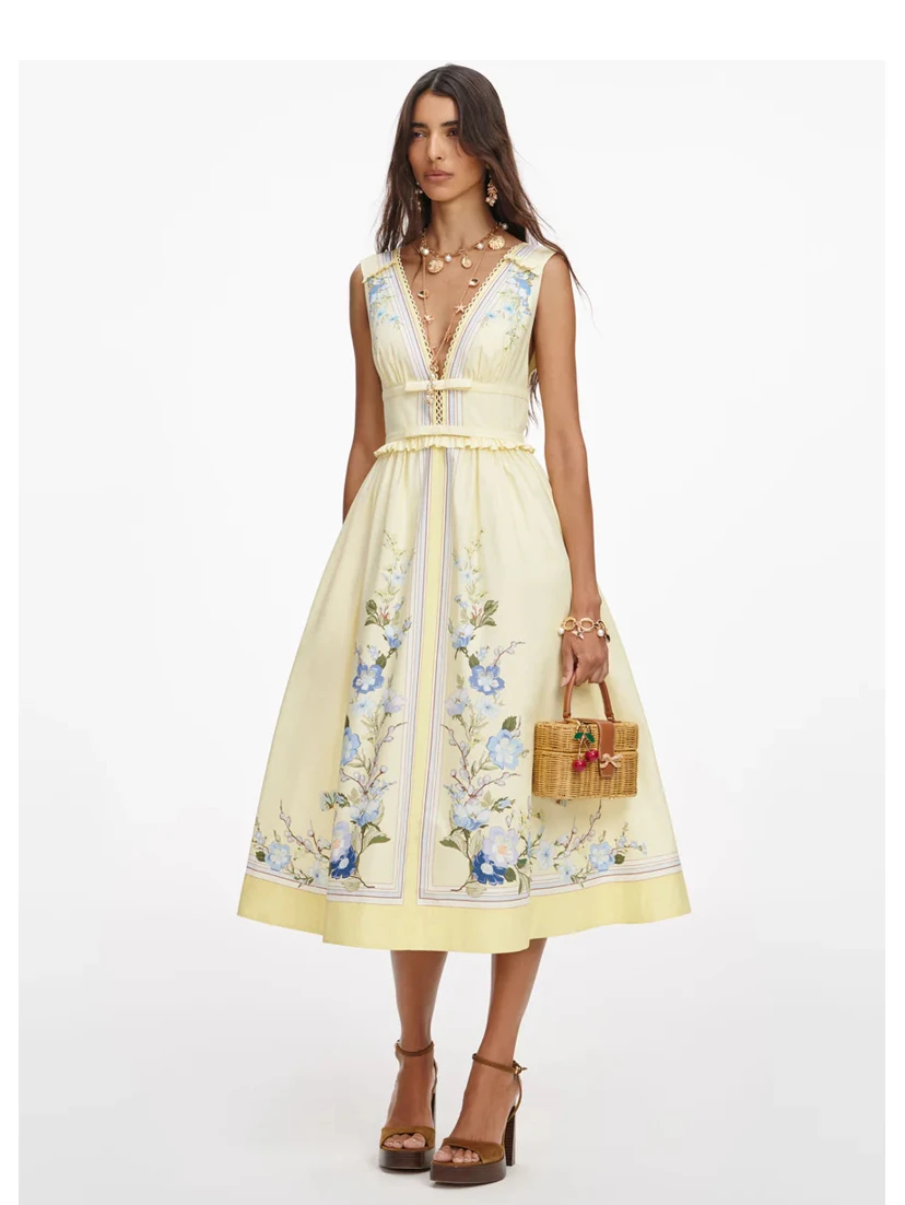 SELF PORTRAIT Dresses Yellow