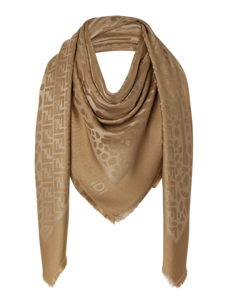 Fendi Scarfs Brown