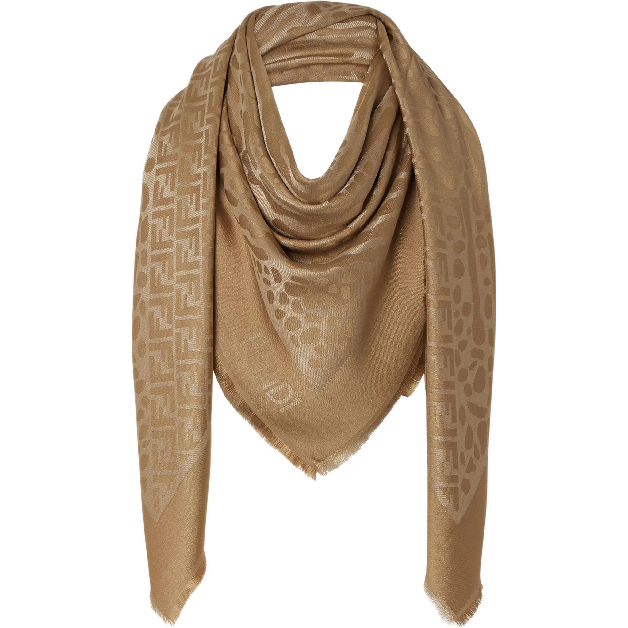 Fendi Scarfs Brown