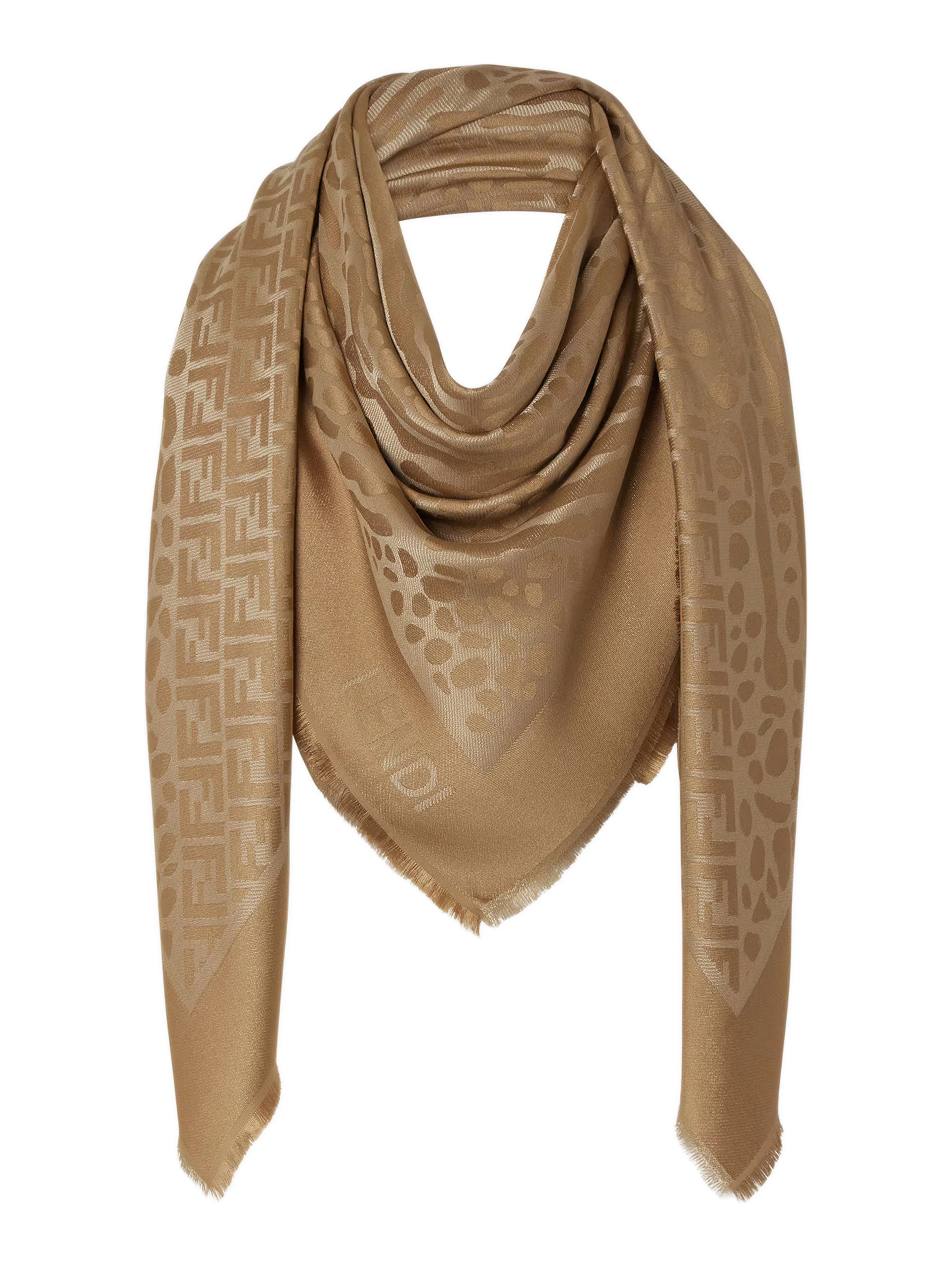 Fendi Scarfs Brown