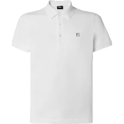 تيشيرتات وبولو من فندي باللون الأبيض