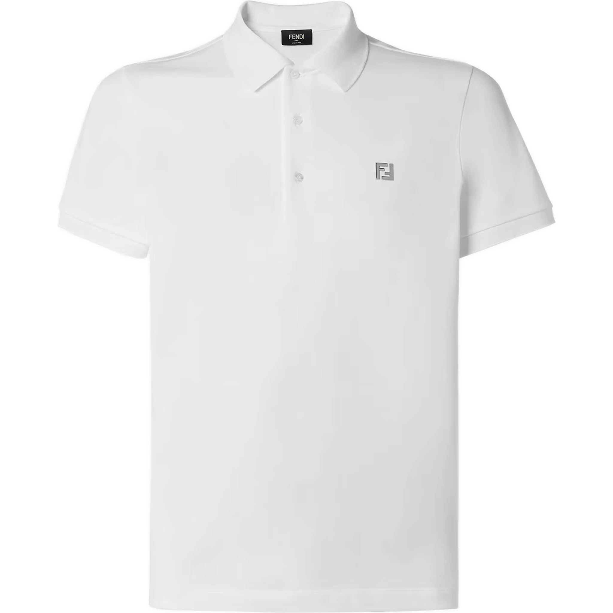تيشيرتات وبولو من فندي باللون الأبيض