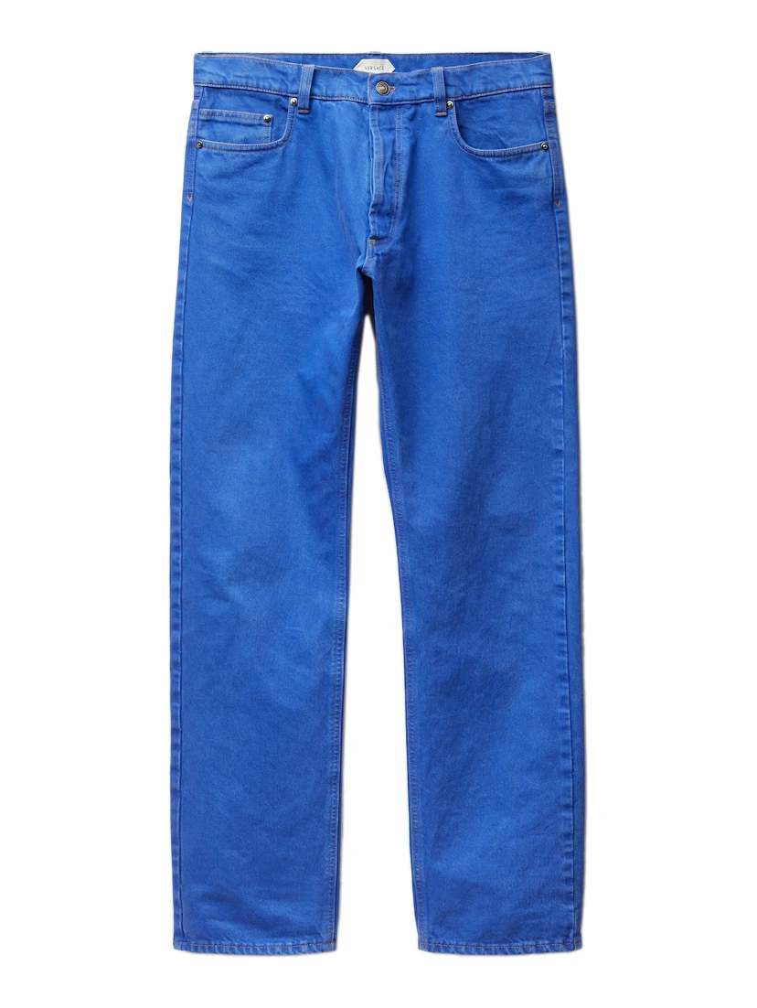 جينز فيرساتشي أزرق