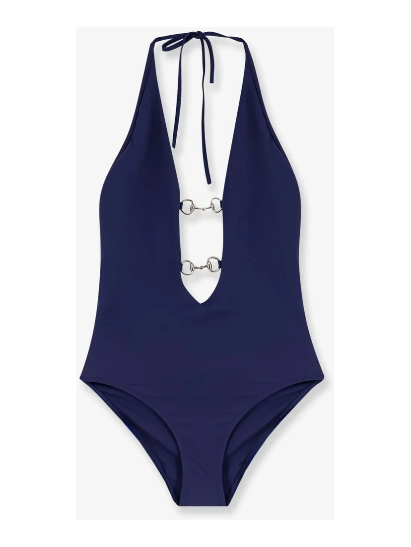 One piece swimwear with Horsebit