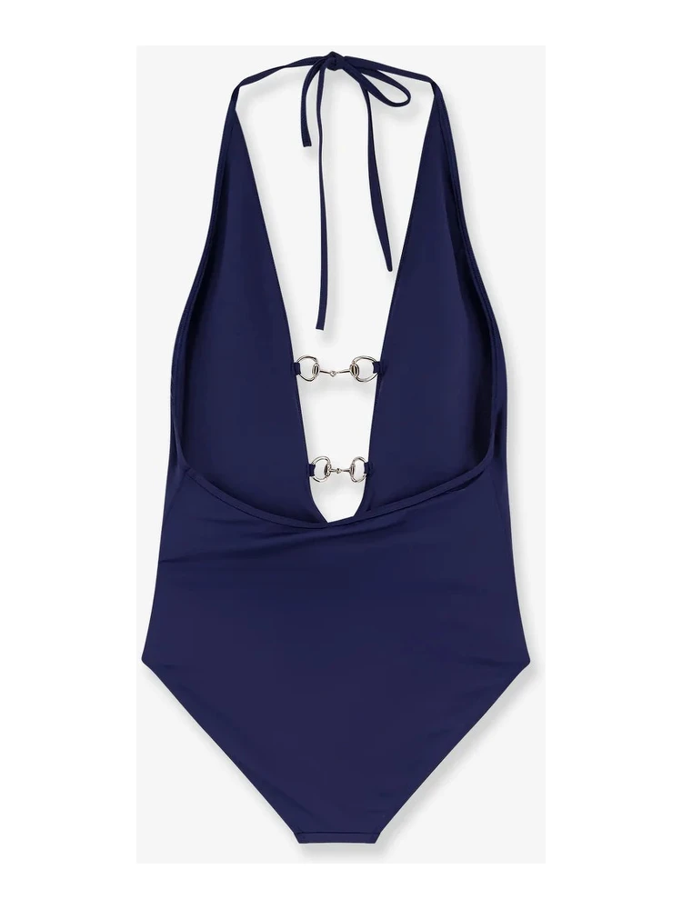 One piece swimwear with Horsebit alternative