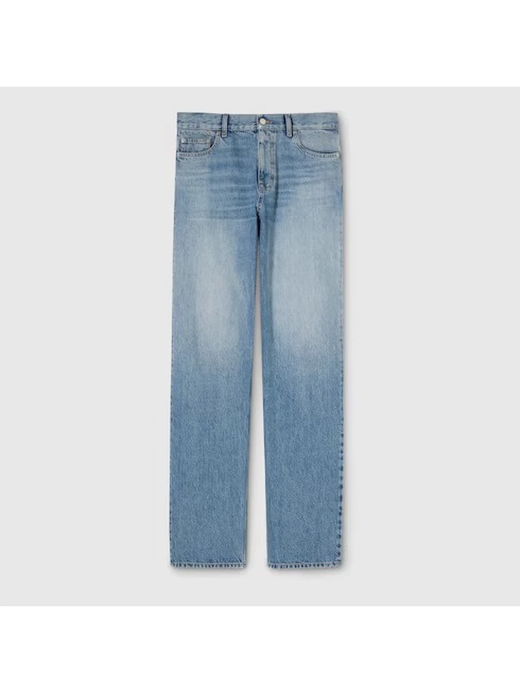 Straight leg jeans