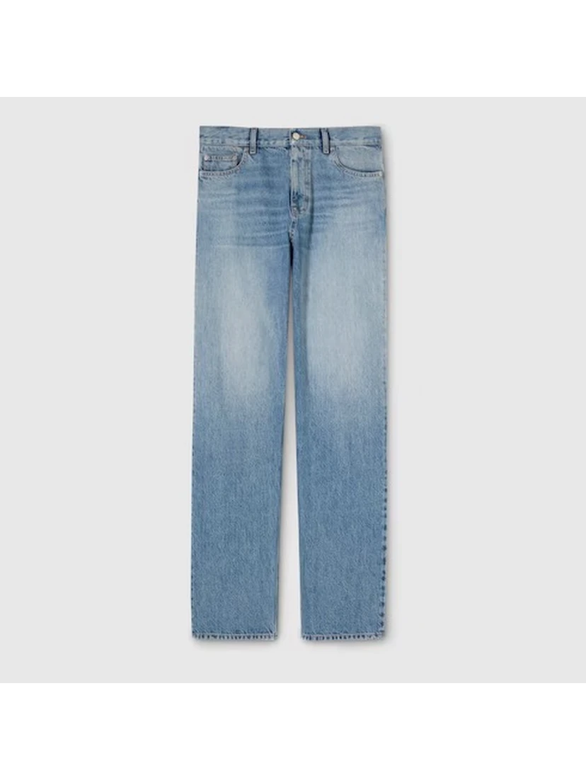 Straight leg jeans