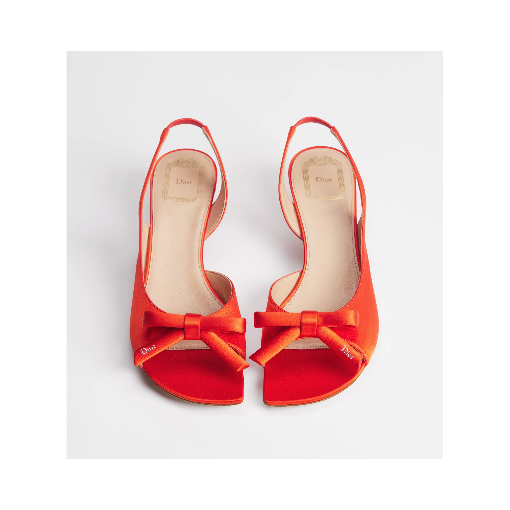 "Dior Bow 40mm" slingback sandals