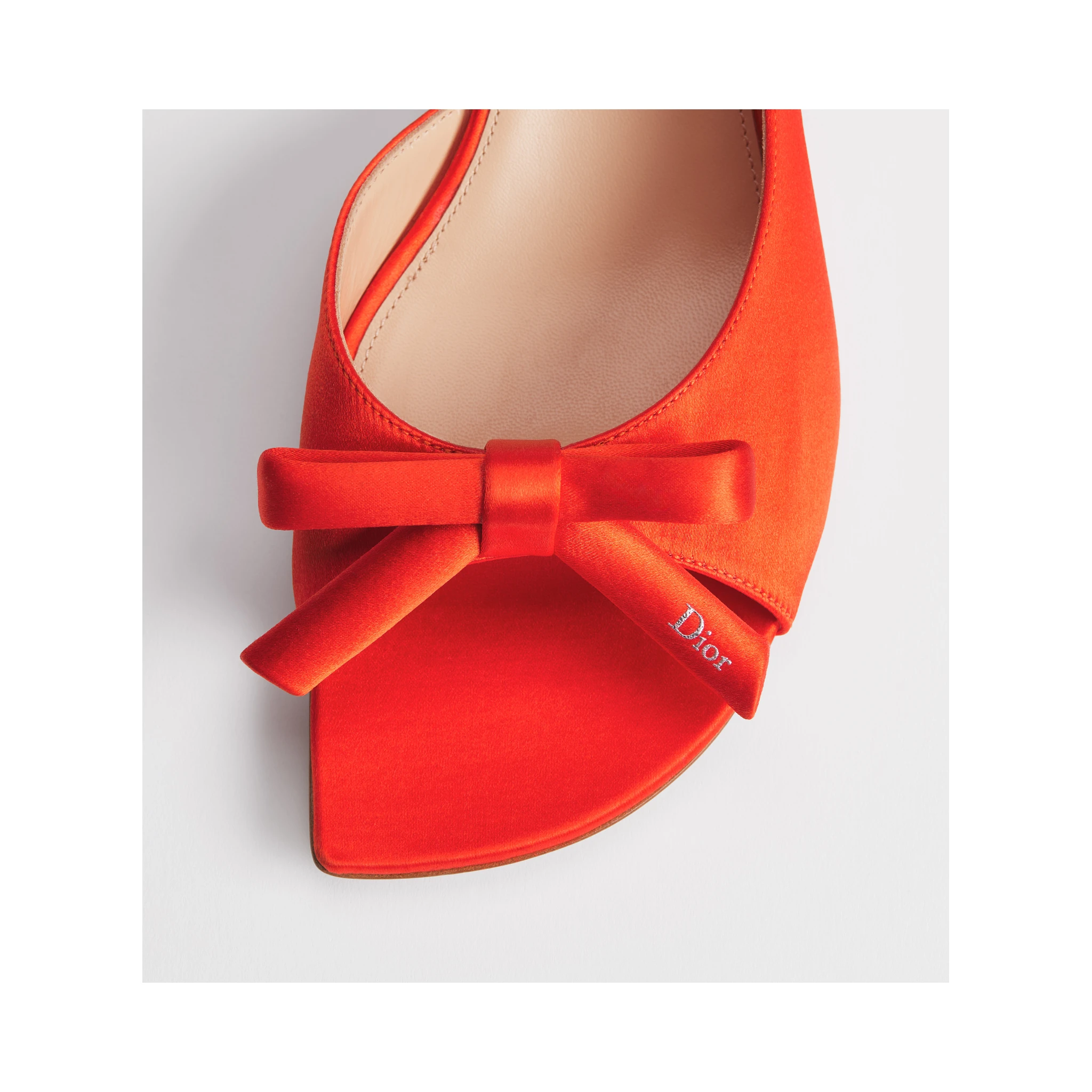 "Dior Bow 40mm" slingback sandals