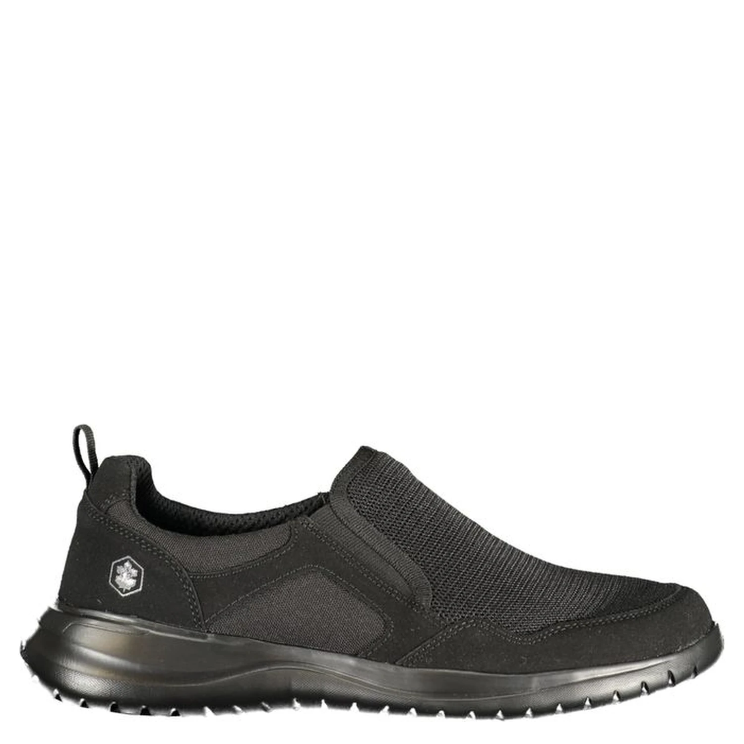 Black Polyurethane Men's Sneaker