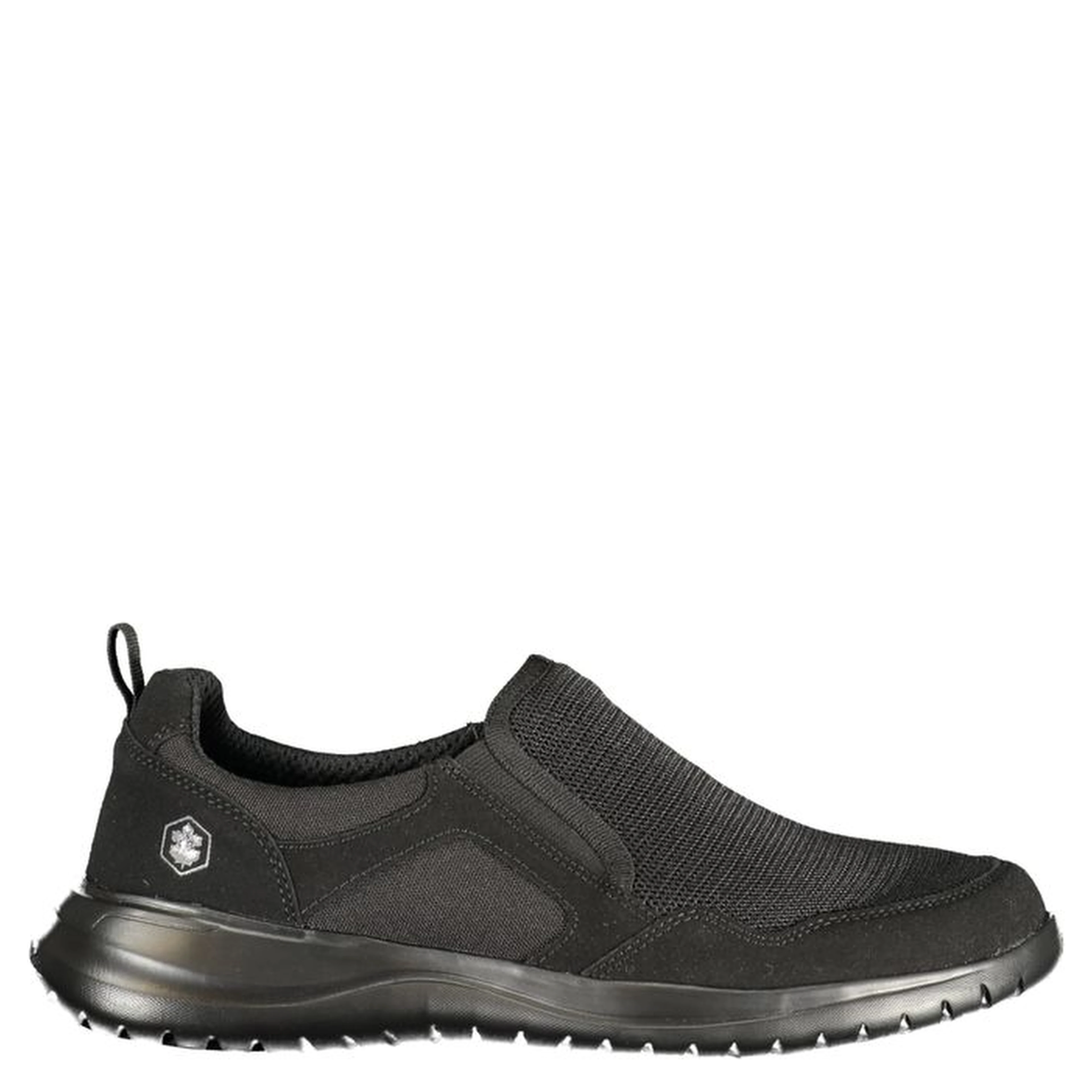 Black Polyurethane Men's Sneaker