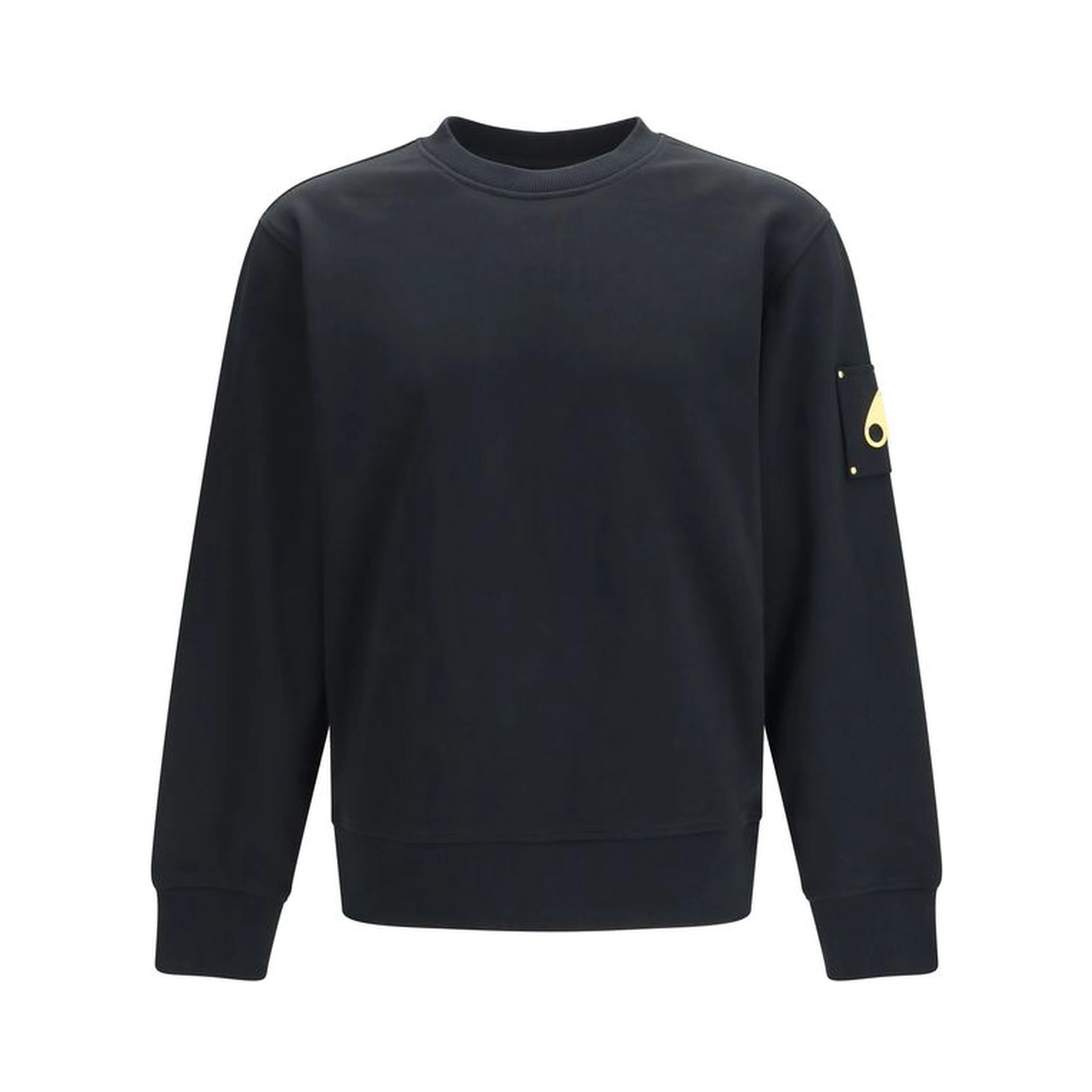 Black Cotton Sweatshirt
