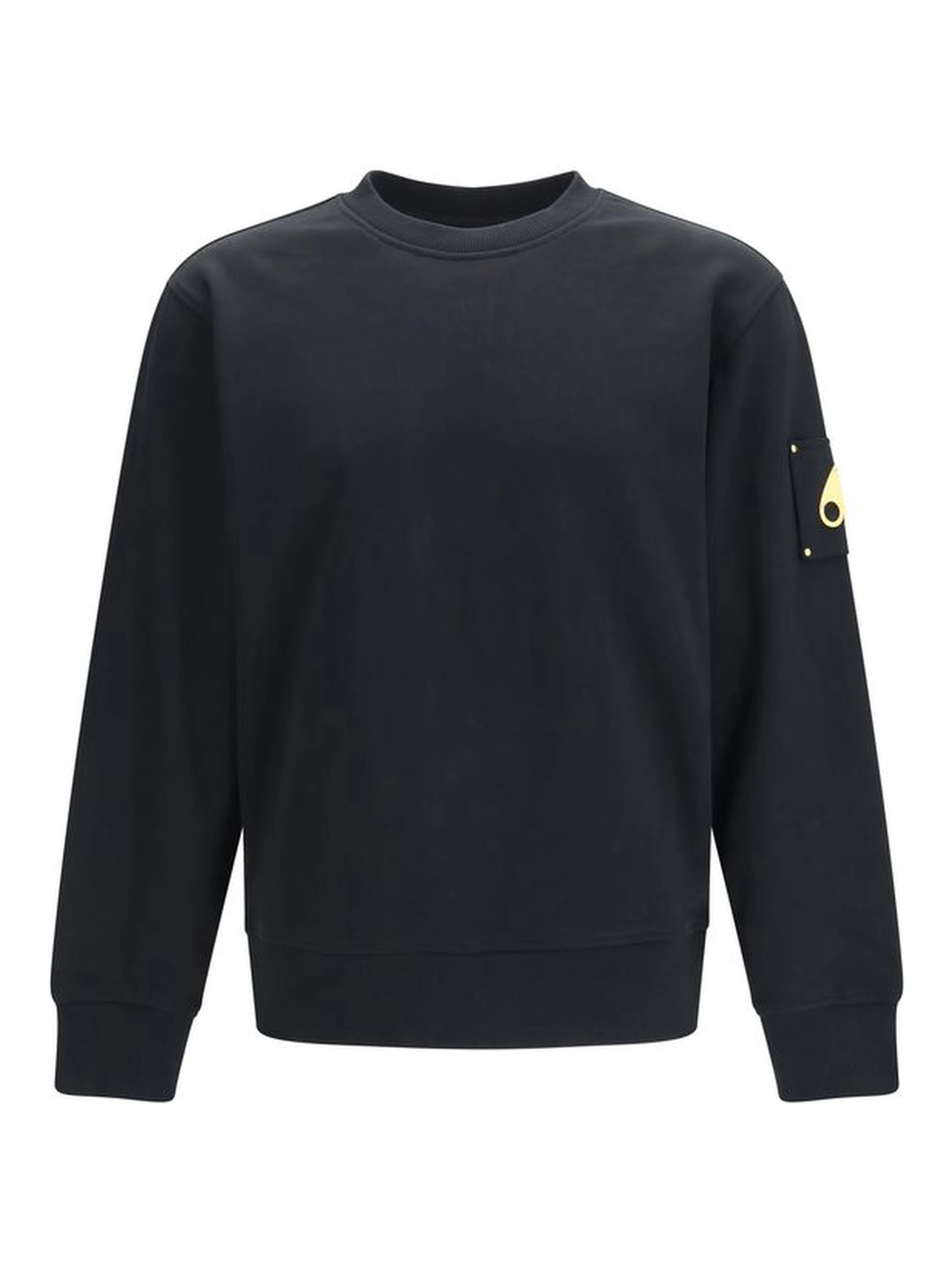 Black Cotton Sweatshirt