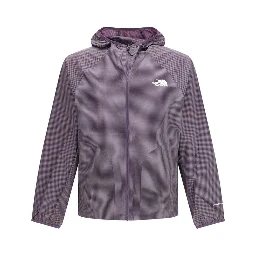 Purple Polyester Shell Jacket
